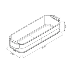 Click In Place 3qt Clear Shallow Slim Plastic Storage Bin With White Latch For Home And Office Organization - Brightroom™ -Brightroom Sales GUEST f68e3368 8ce5 445e a264 6be5fa79ddbf