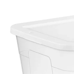 56qt Clear Non-Latching Storage Box With White Lid - Brightroom™ -Brightroom Sales GUEST f7f3cdc5 96e4 4e69 adb0 5b41364d564f