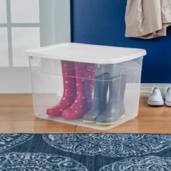 70qt Clear Storage Box With White Lid - Brightroom™ 10 70qt Clear Storage Box With White Lid - Brightroom™ -Brightroom Sales GUEST ffb54947 63f4 4e3a 87d5 725e3277fd23